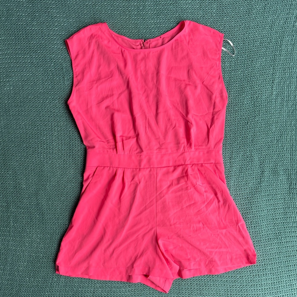 Hot Pink Romper